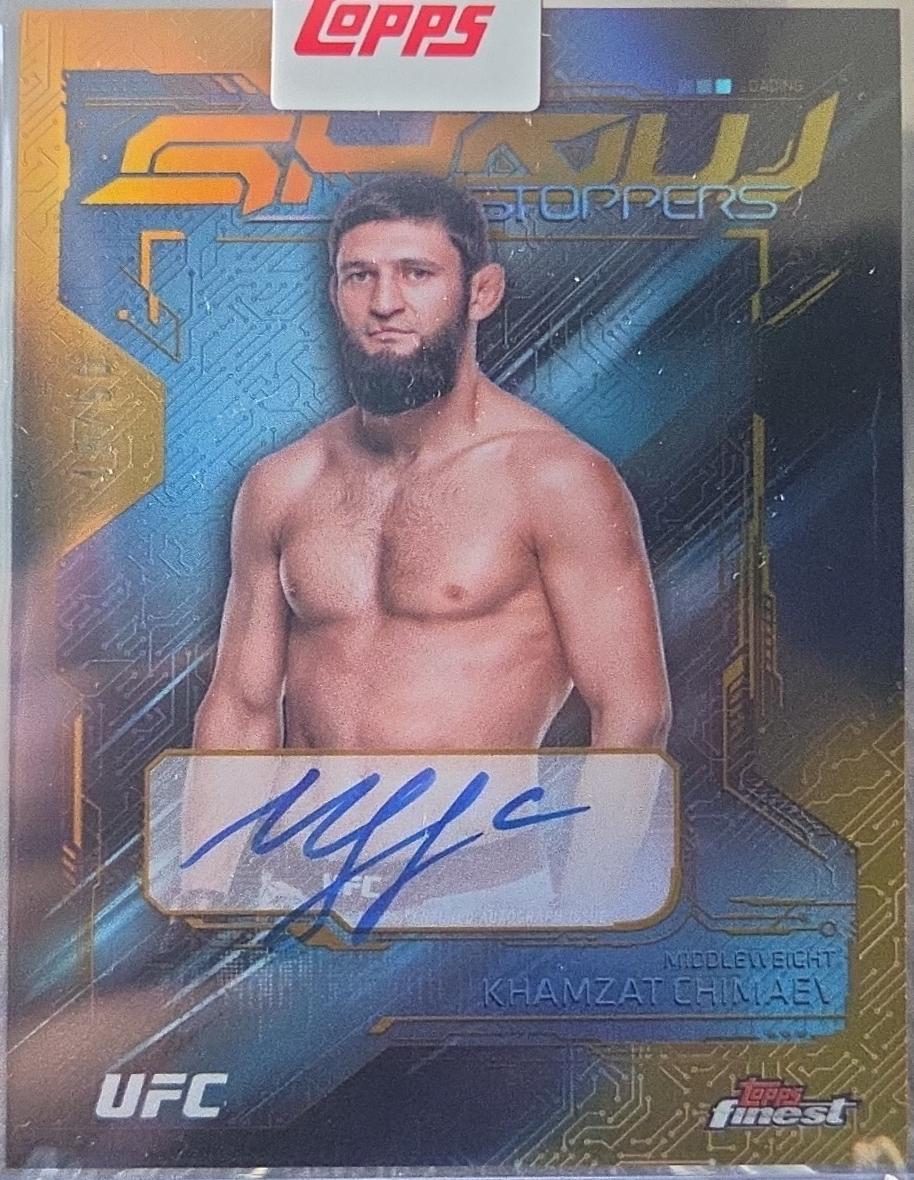 Khamzat Chimaev [Gold Refractor] #SSA-KC
