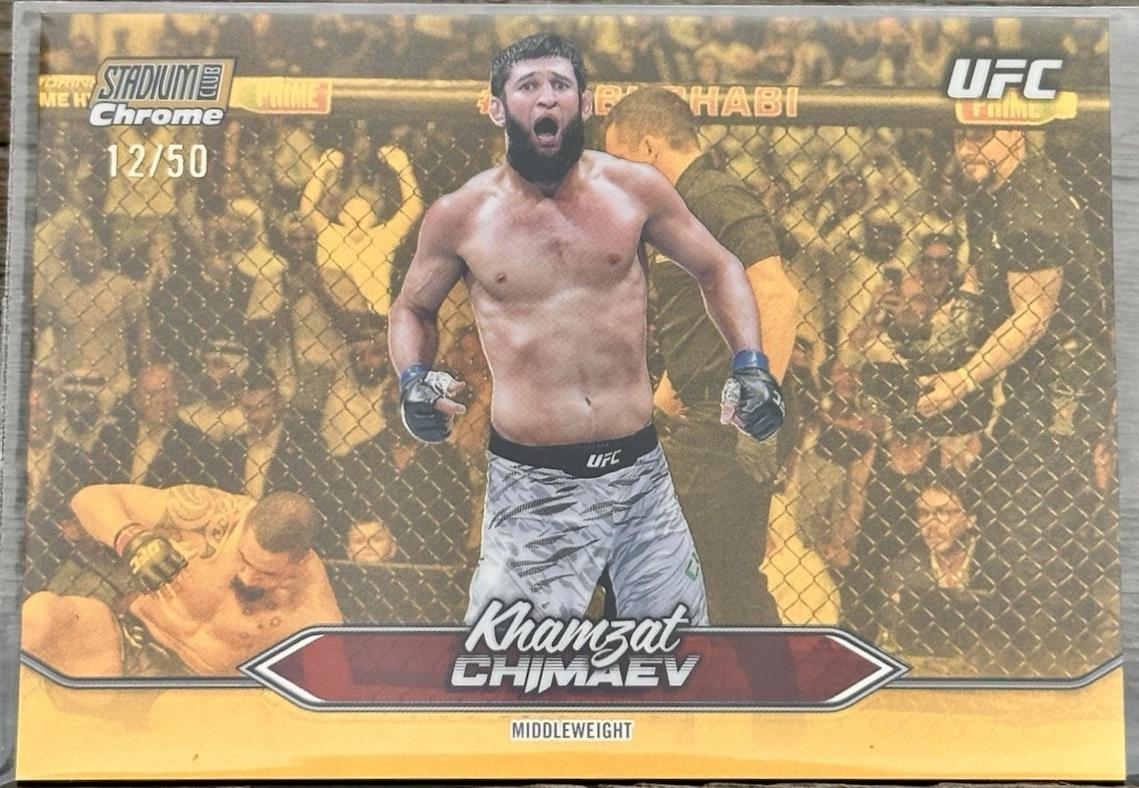 Khamzat Chimaev [Gold Refractor] #C-90