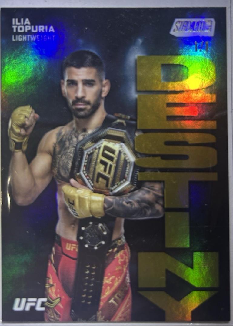 Ilia Topuria [Gold Rainbow] #DD-6