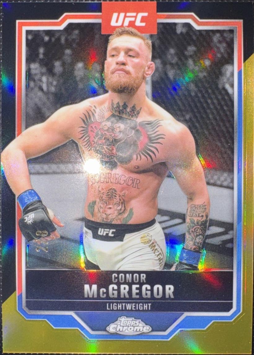 Conor McGregor [Black Gold Refractor] #101
