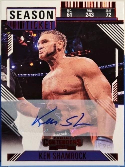Ken Shamrock [Red Season Ticket Signature] #91