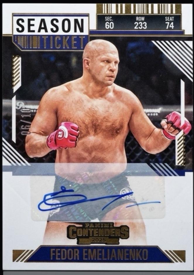 Fedor Emelianenko [Gold Season Ticket Signature] #60