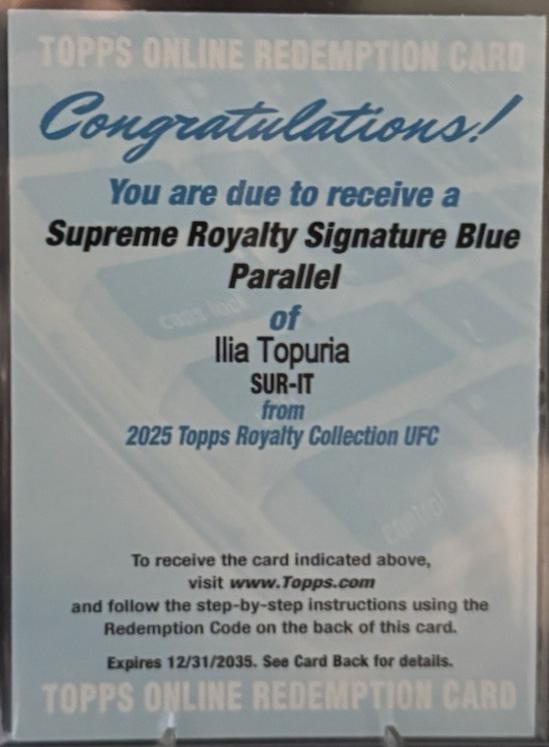 Ilia Topuria [Blue] #SUR-IT