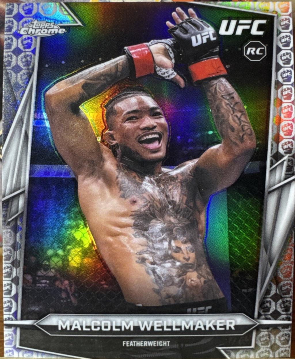 Malcolm Wellmaker [UFC Glove Refractor] #118