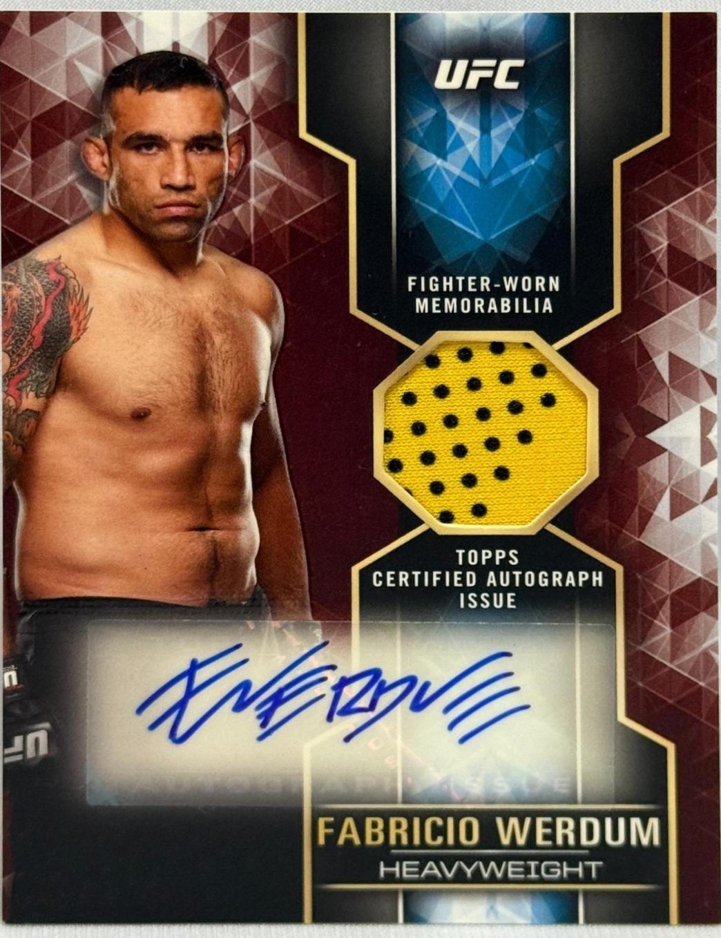 Fabricio Werdum [Red] #KAR-FW