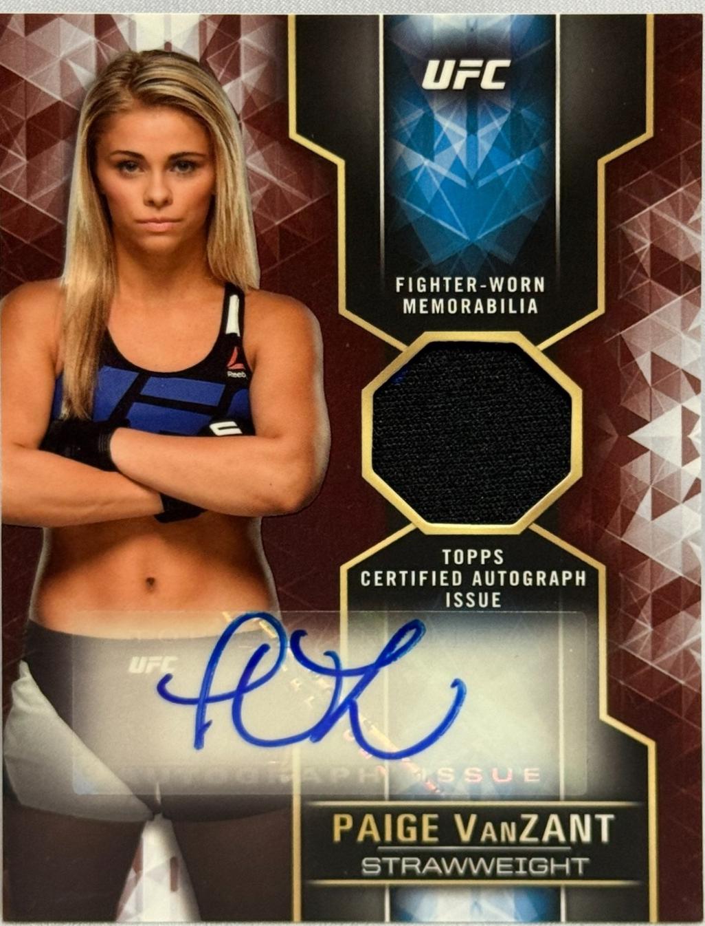 Paige VanZant [Red] #KAR-PV