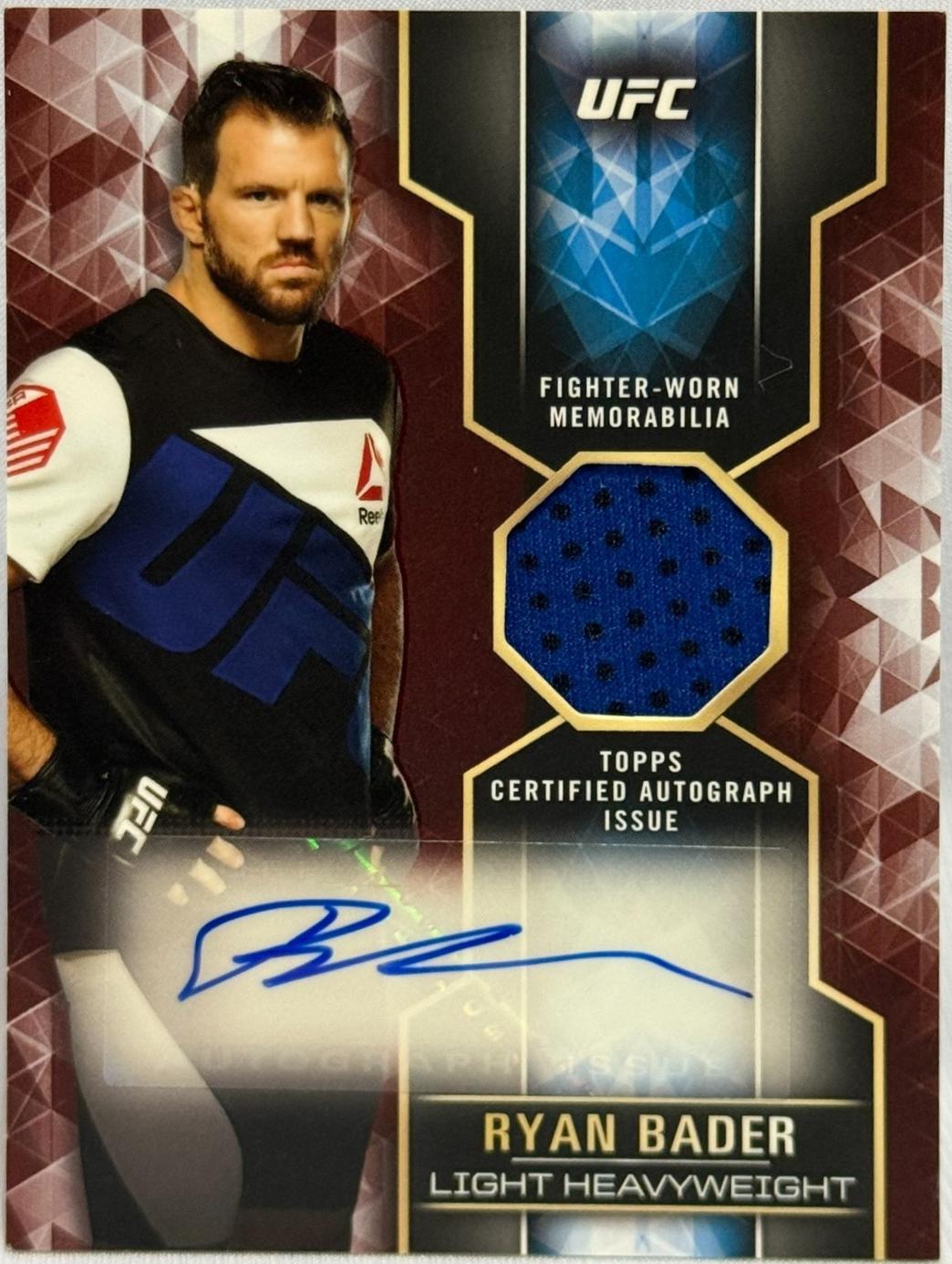 Ryan Bader [Red] #KAR-RB