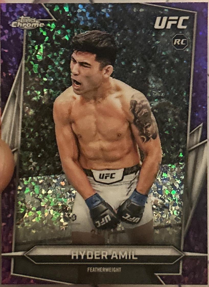 Hyder Amil [Purple Mini Diamonds Refractor] #199