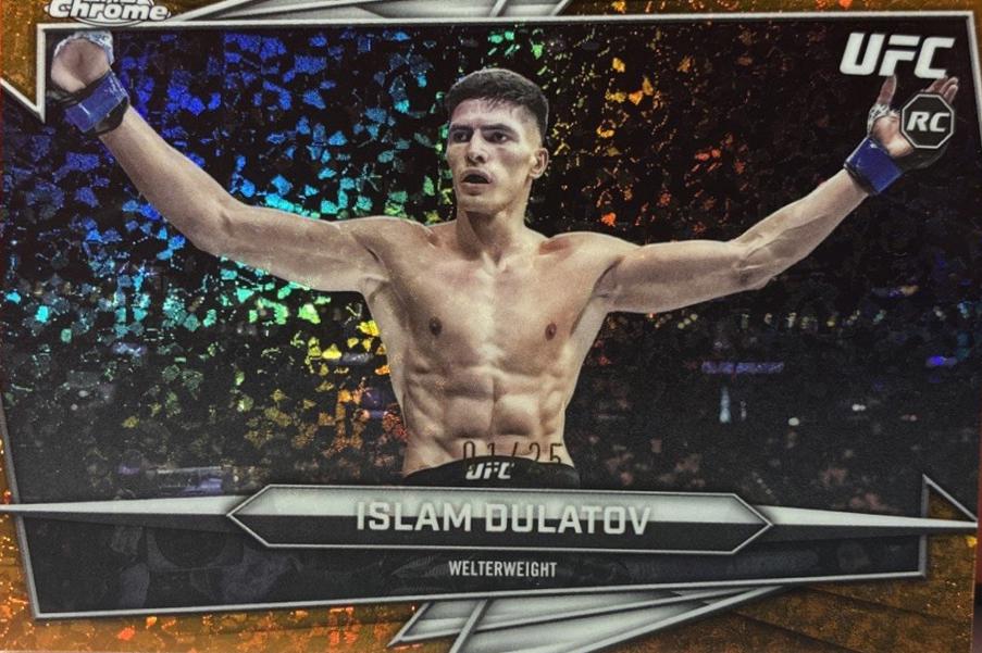 Islam Dulatov [Orange Mini Diamonds Refractor] #24