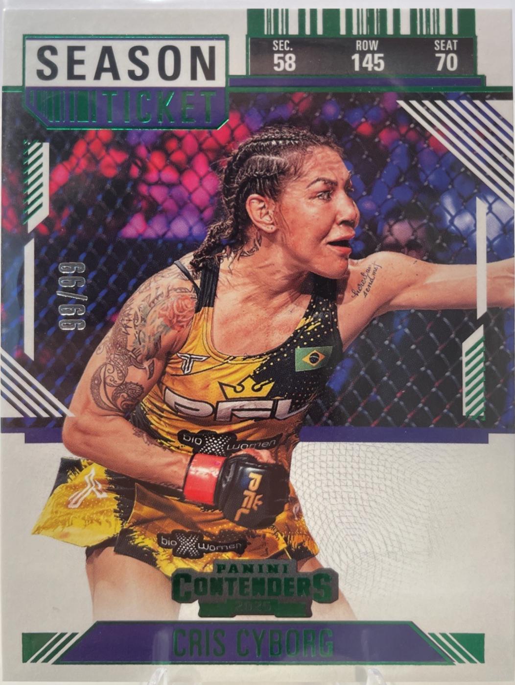 Cris Cyborg [Season Ticket Green] #76