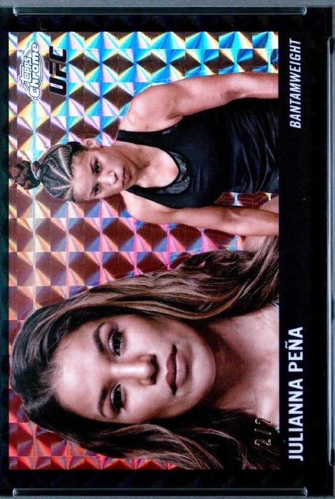 Julianna Pena [Geometric Black Refractor] #55T-8