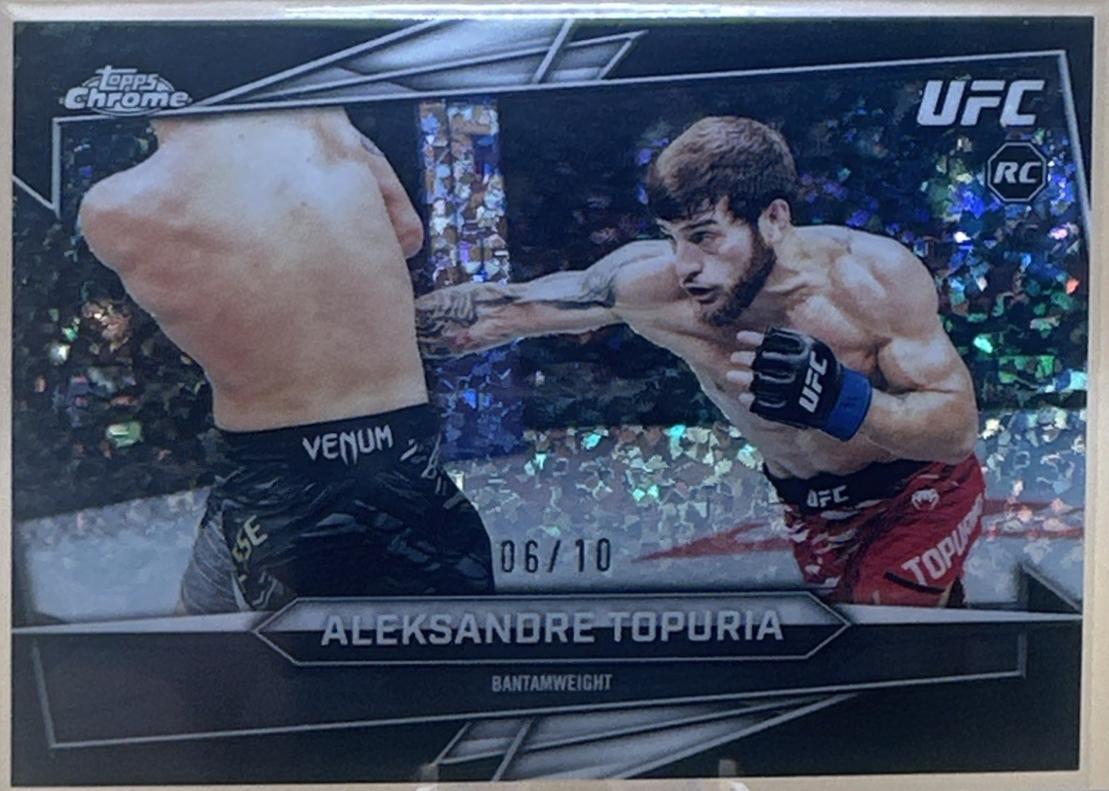 Aleksandre Topuria [Black Mini Diamonds Refractor] #187