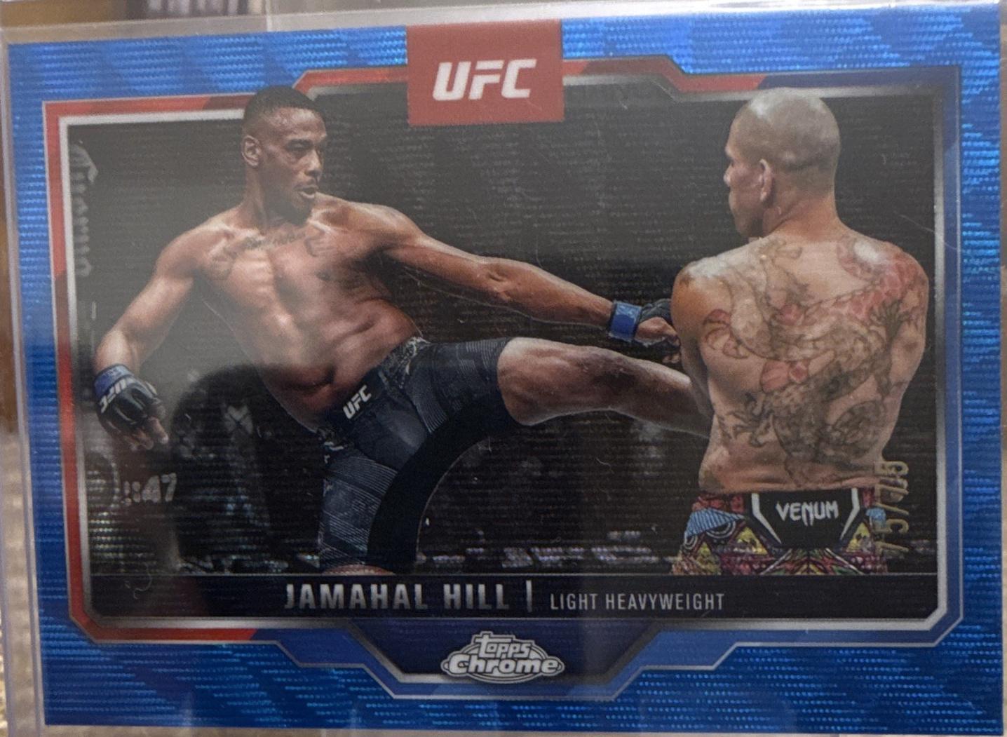 Jamahal Hill [Blue Wave Refractor] #170
