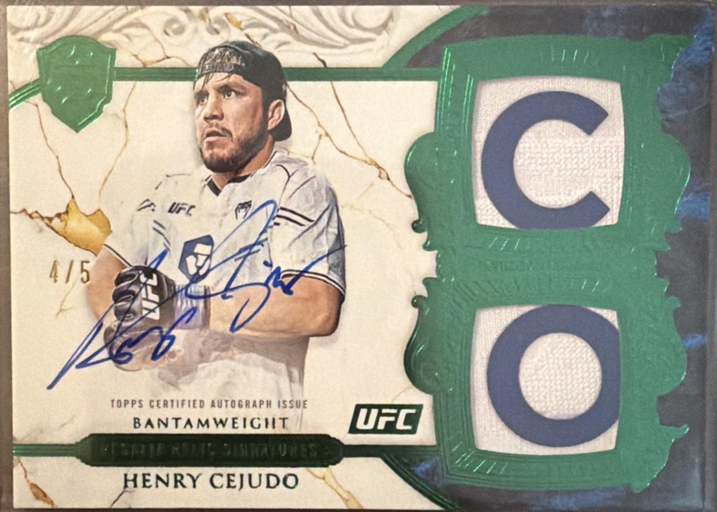 Henry Cejudo [Green] #RRS-HC