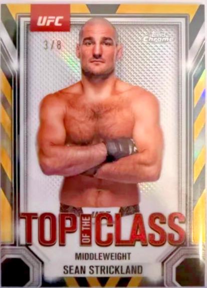 Sean Strickland [Black Gold Refractor] #TTC-5