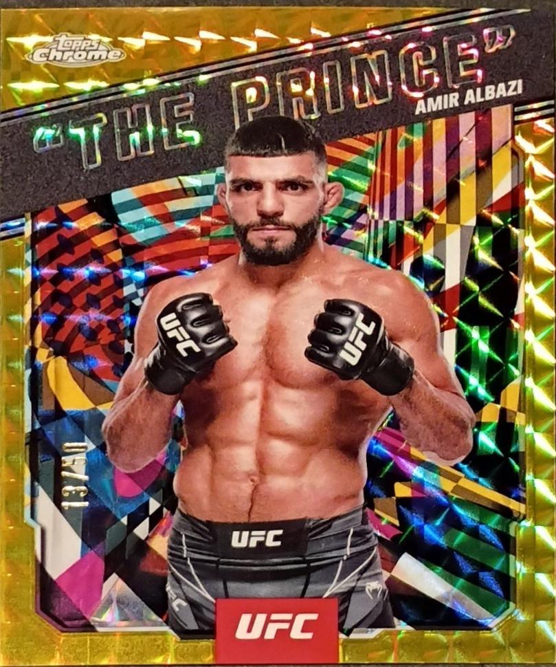 Amir Albazi The Prince [Geometric Gold Refractor] #AKA-9