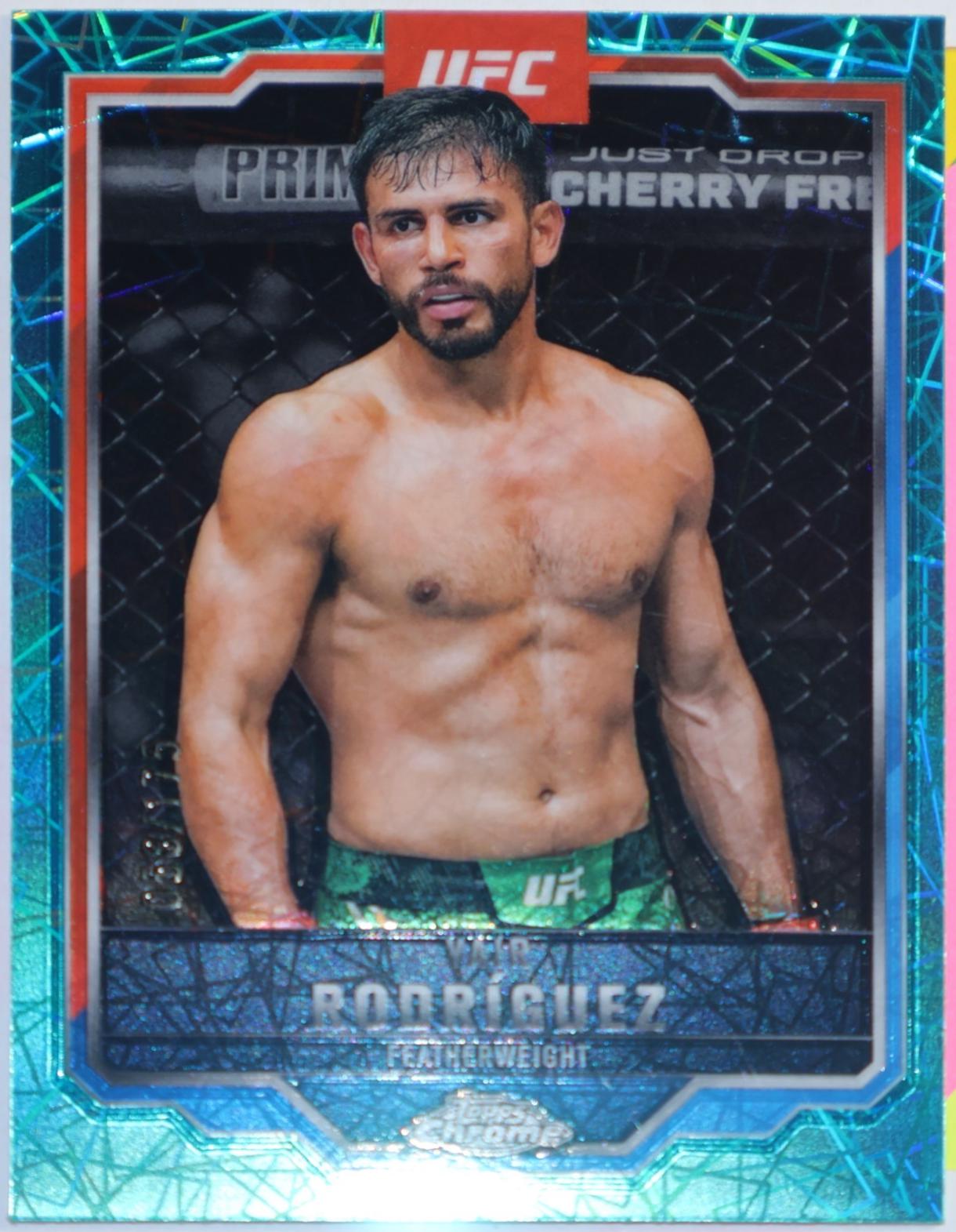 Yair Rodriguez [Teal Lazer Refractor] #95