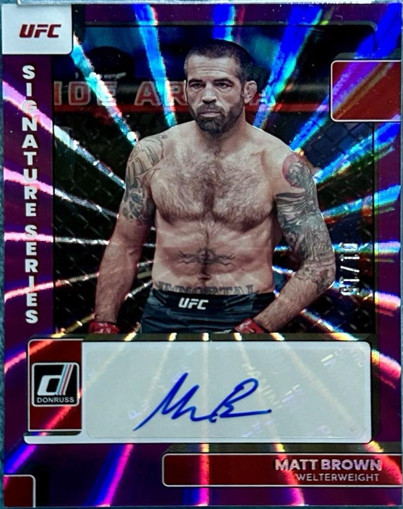 Matt Brown [Purple Laser] #SG-MBR