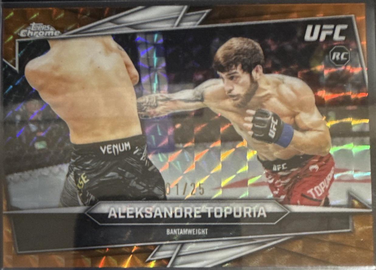 Aleksandre Topuria [Orange Refractor] #187