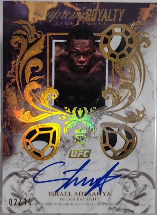 Israel Adesanya [Gold] #SUR-IA