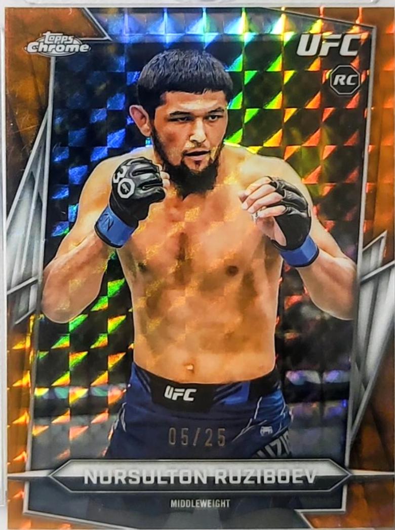 Nursulton Ruziboev [Orange Geometric Refractor] #74