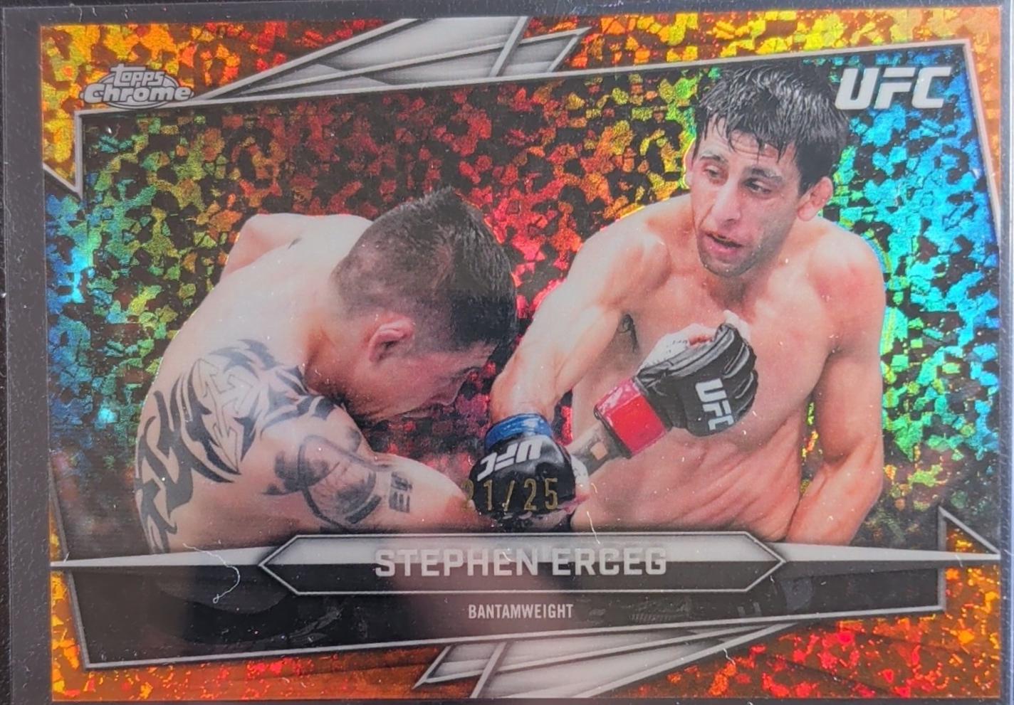 Stephen Erceg [Orange Mini Diamonds Refractor] #186