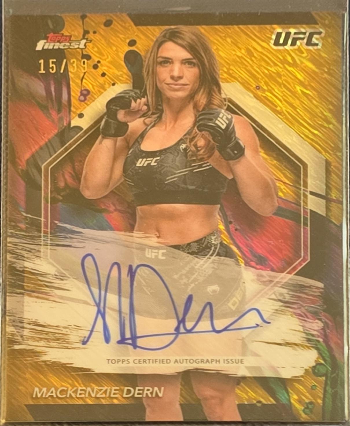 Mackenzie Dern [Gold Shimmer Refractor] #FA-MDN