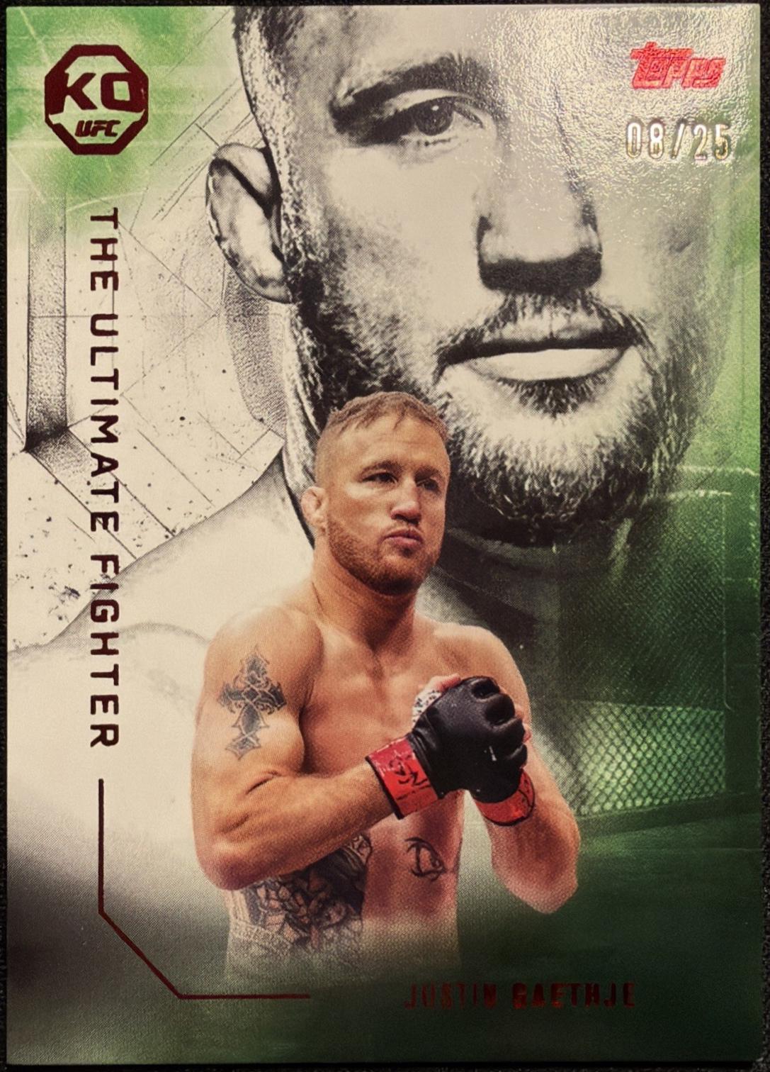 Justin Gaethje [Red] #UF-3