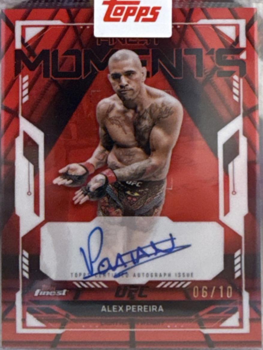 Alex Pereira [Red Black Vapor Refractor] #FMS-AP