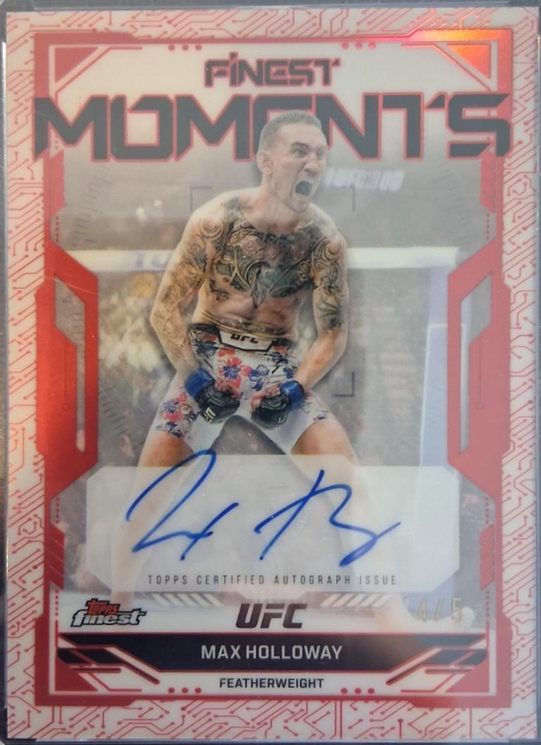Max Holloway [Red Refractor] #FMS-MH