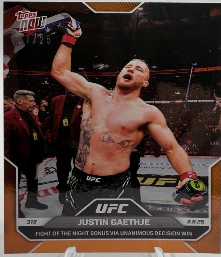 Justin Gaethje [Orange] #9