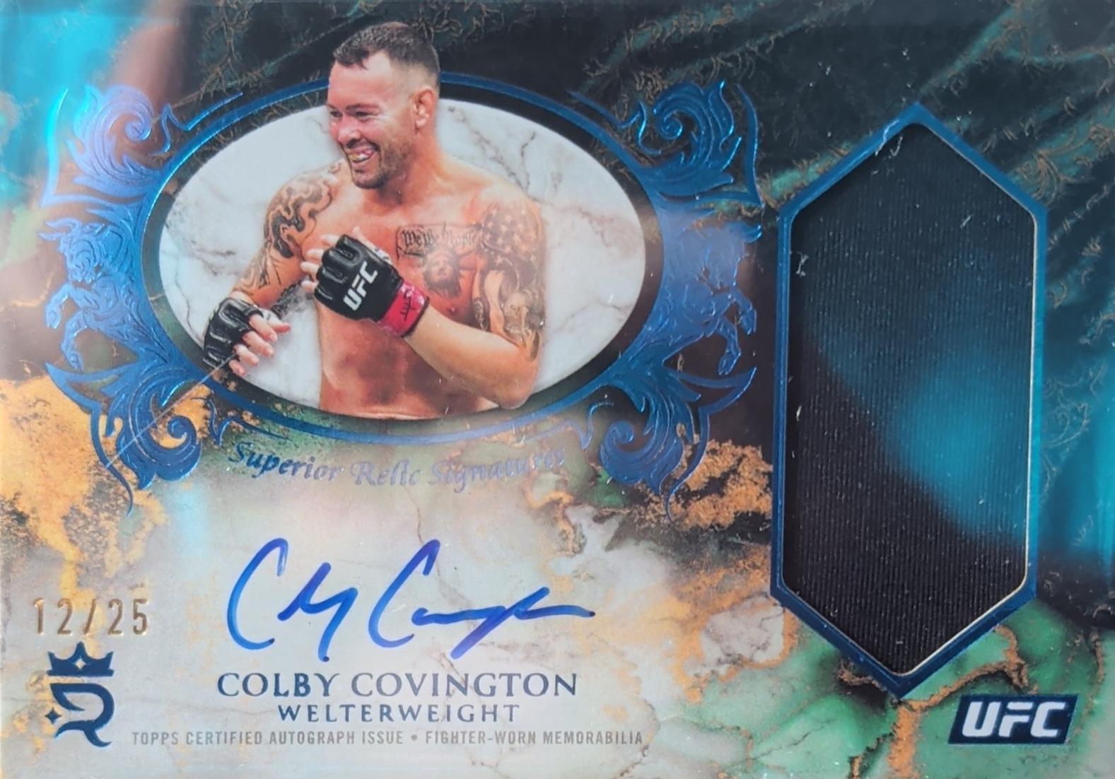 Colby Covington [Blue] #SRS-CC