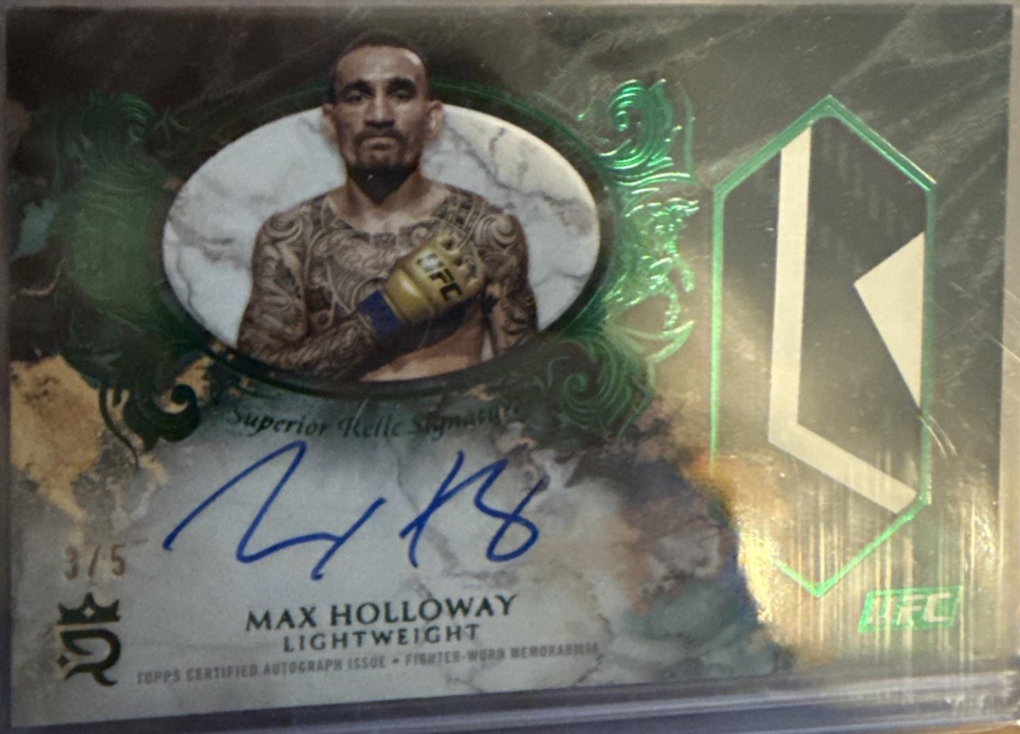 Max Holloway [Green] #SRS-MH