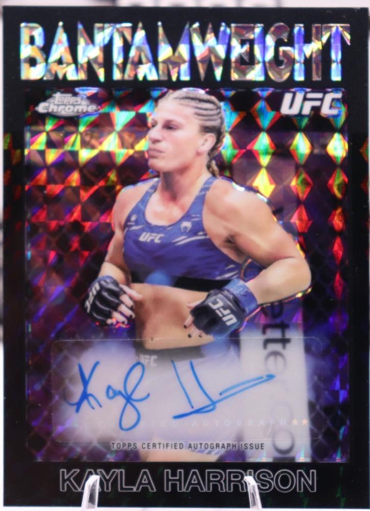 Kayla Harrison [Black Geometric Refractor] #86S-KH