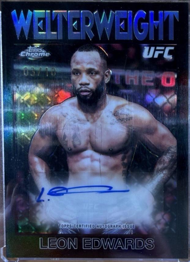 Leon Edwards [Black Refractor] #86S-LE