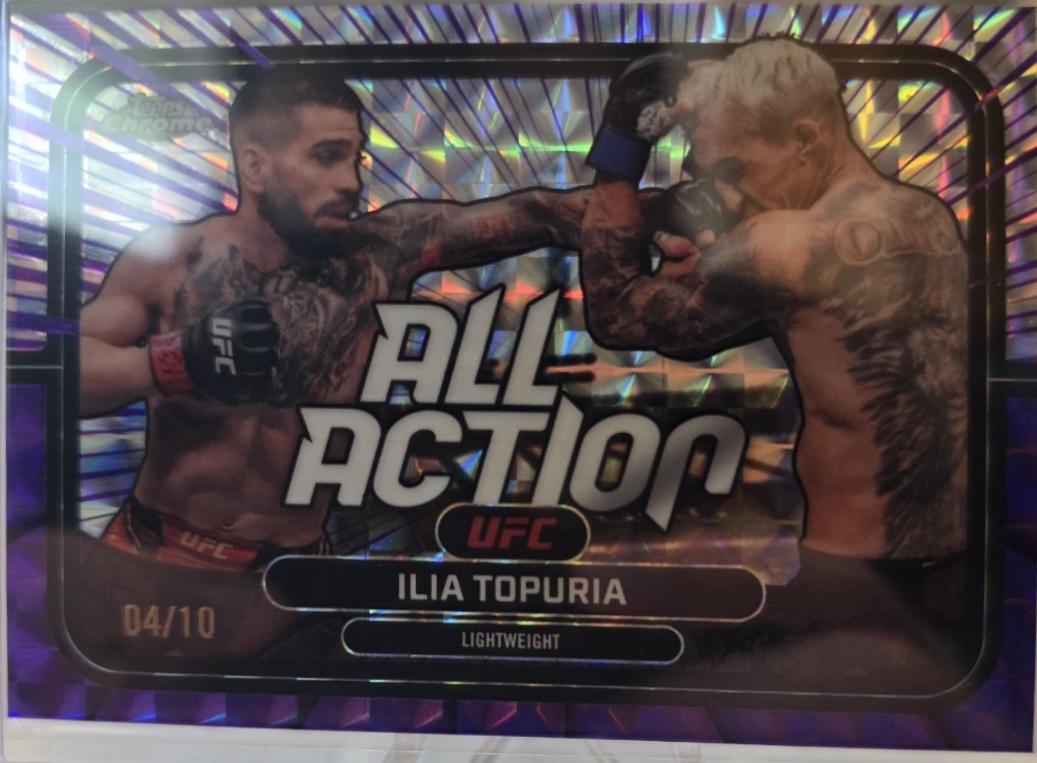 Ilia Topuria [Purple Geometric Refractor] #AA-1