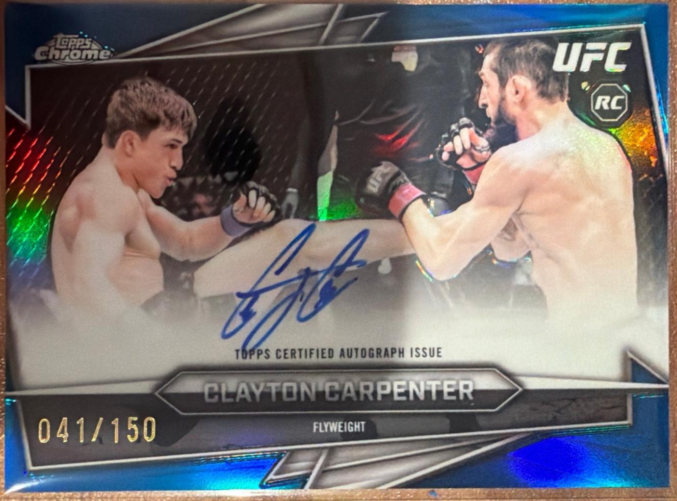 Clayton Carpenter [Blue Refractor] #BAV-CR