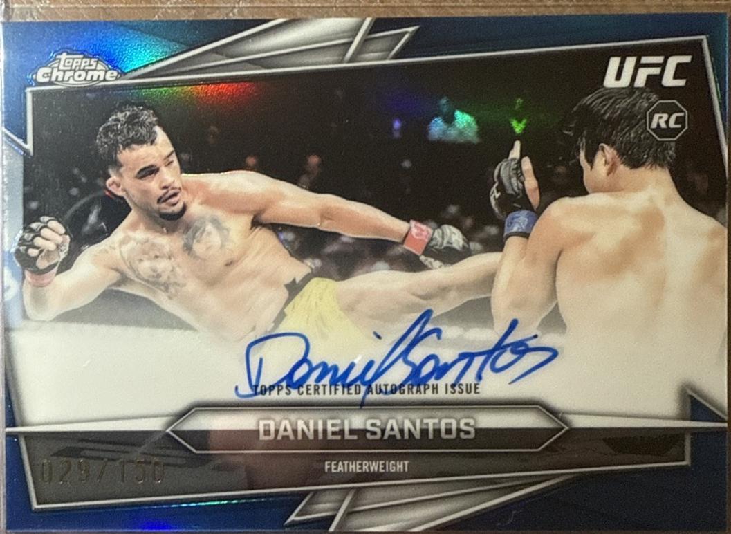 Daniel Santos [Blue Refractor] #BAV-DS
