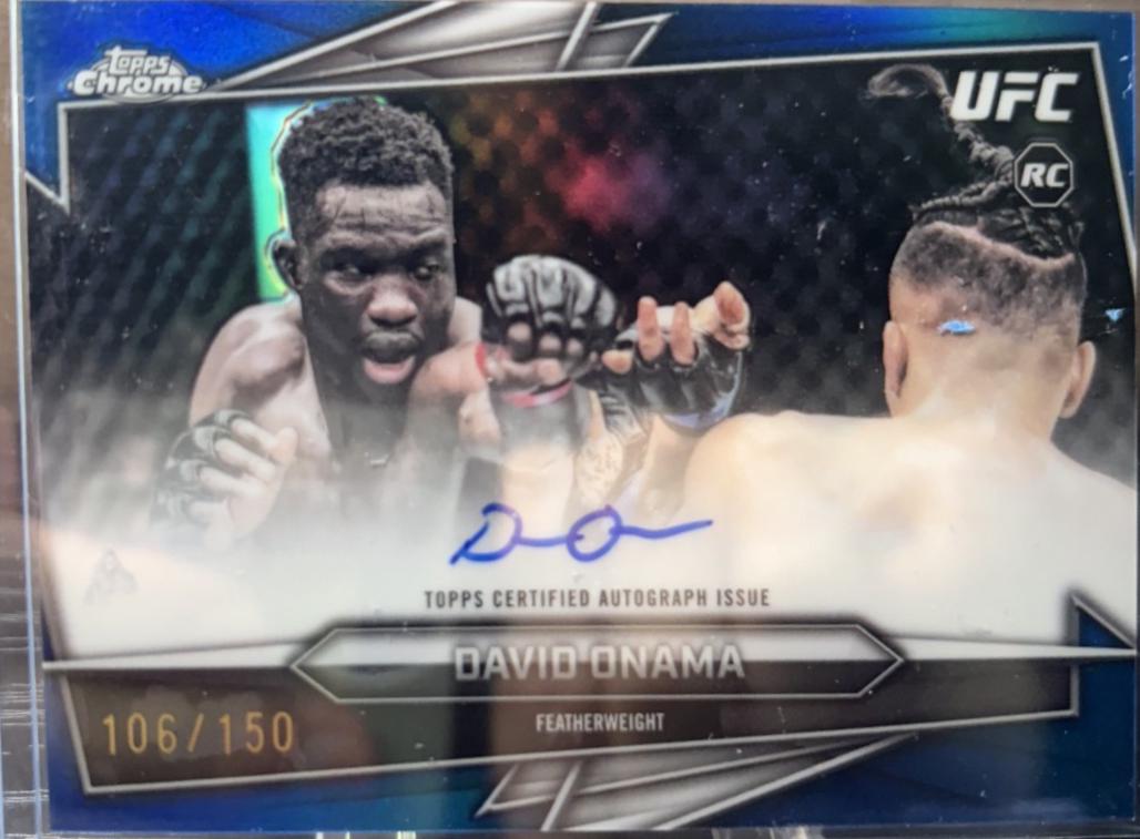 David Onama [Blue Refractor] #BAV-DO