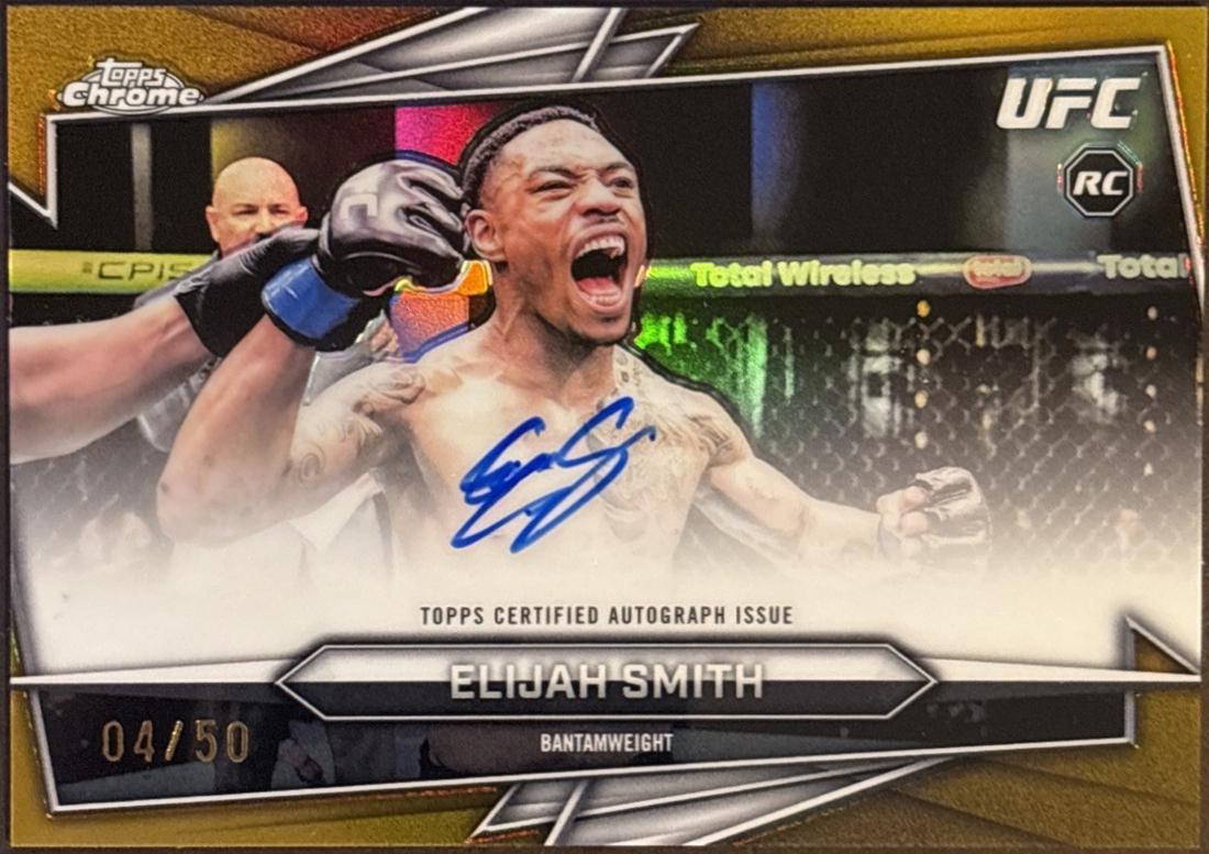 Elijah Smith [Gold Refractor] #BAV-ES