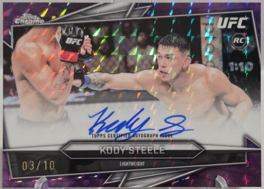 Kody Steele [Purple Geometric Refractor] #BAV-KS