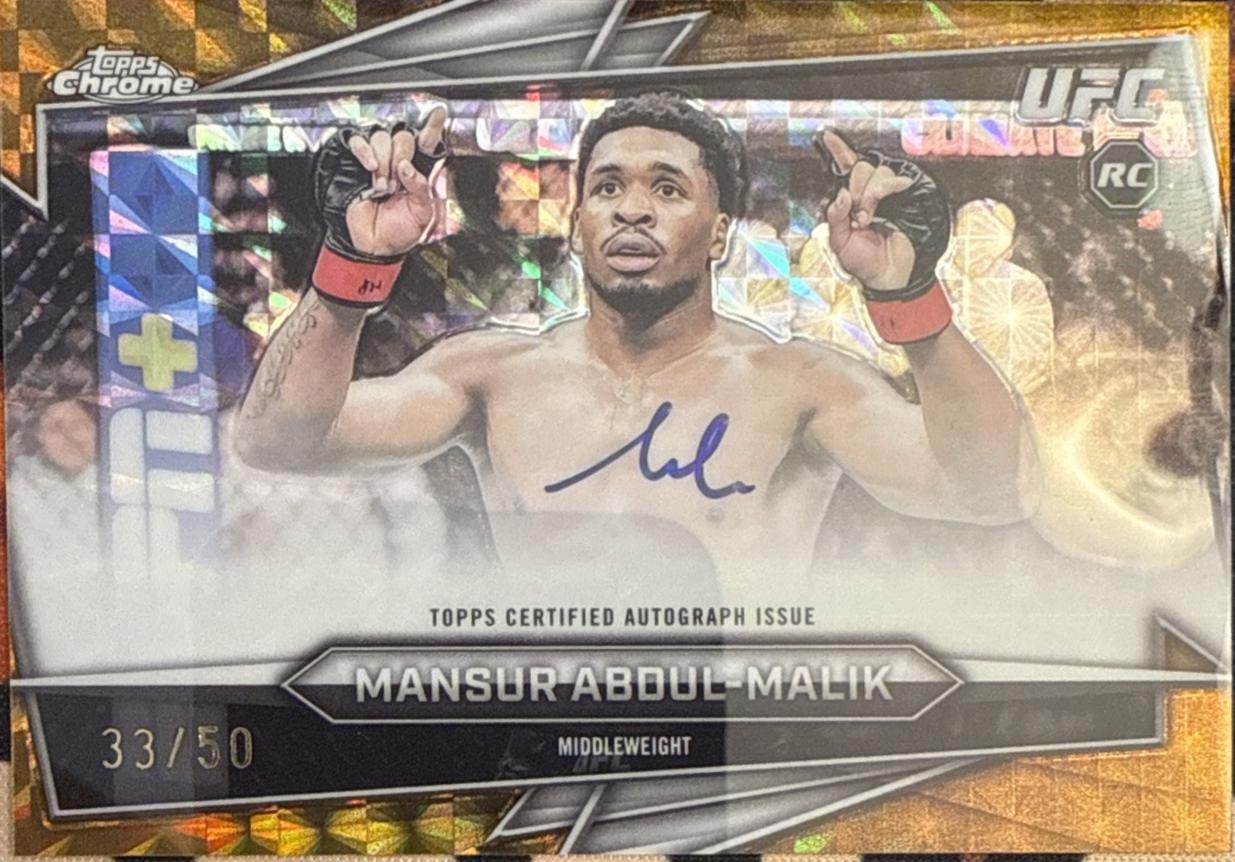 Mansur Abdul-Malik [Gold Geometric Refractor] #BAV-MA