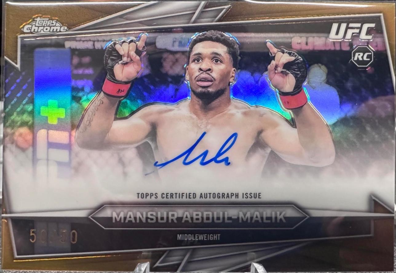 Mansur Abdul-Malik [Gold Refractor] #BAV-MA