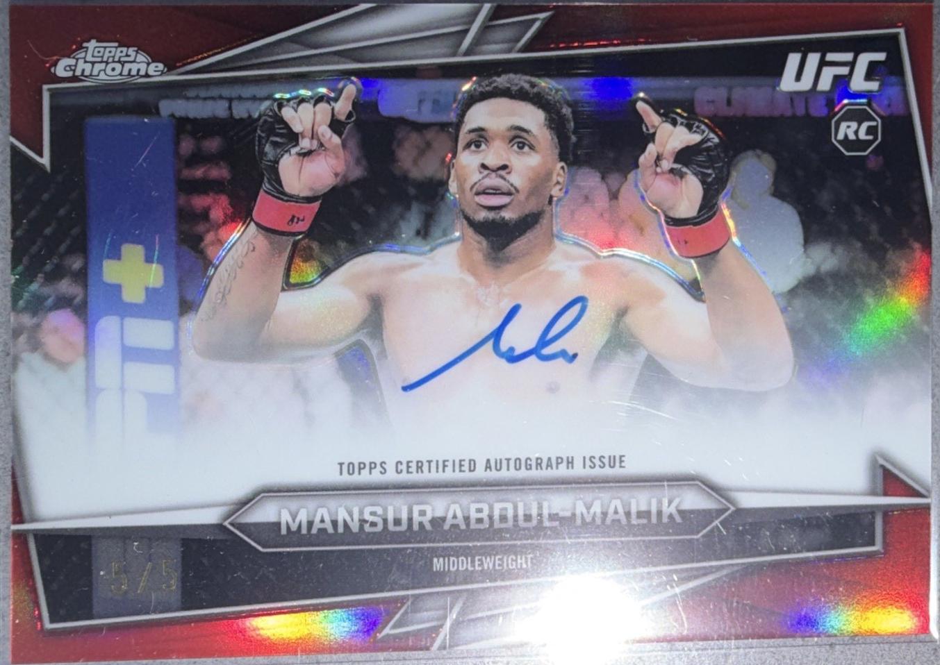 Mansur Abdul-Malik [Red Refractor] #BAV-MA