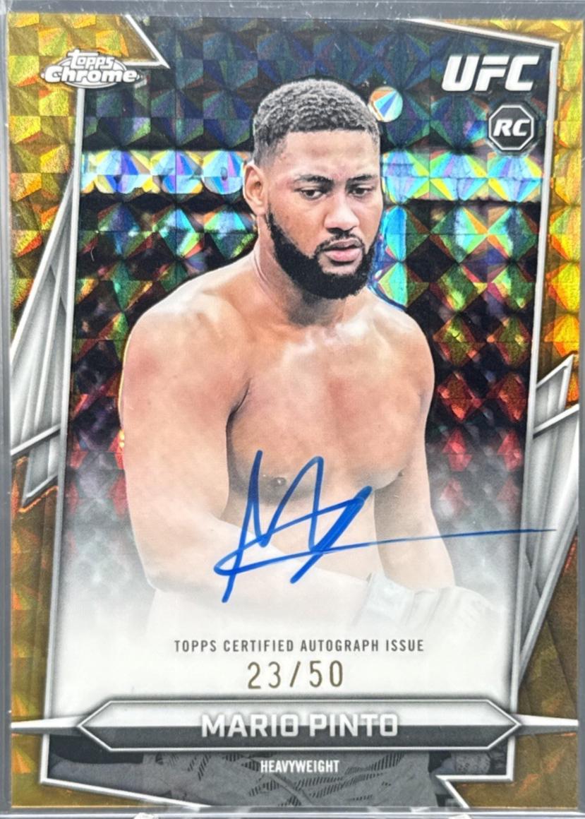 Mario Pinto [Gold Geometric Refractor] #BAV-MO