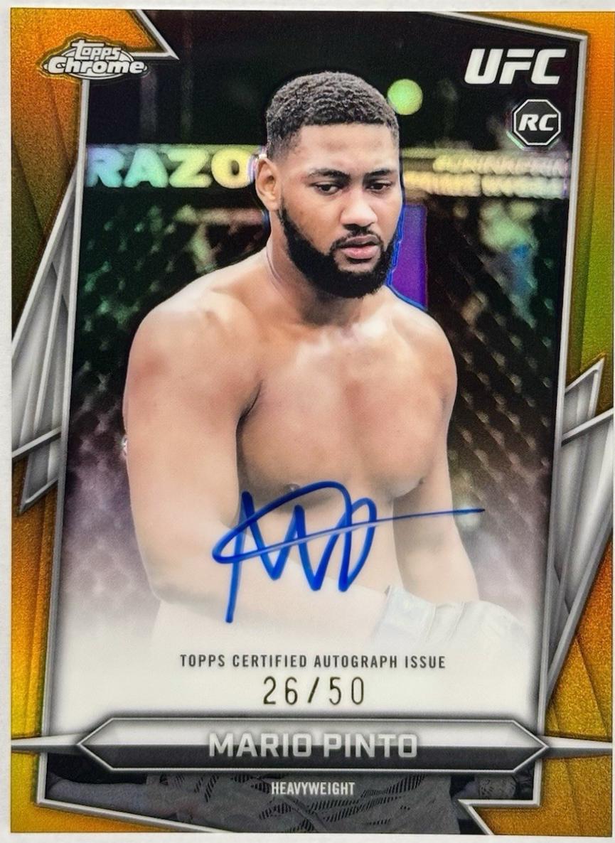 Mario Pinto [Gold Refractor] #BAV-MO