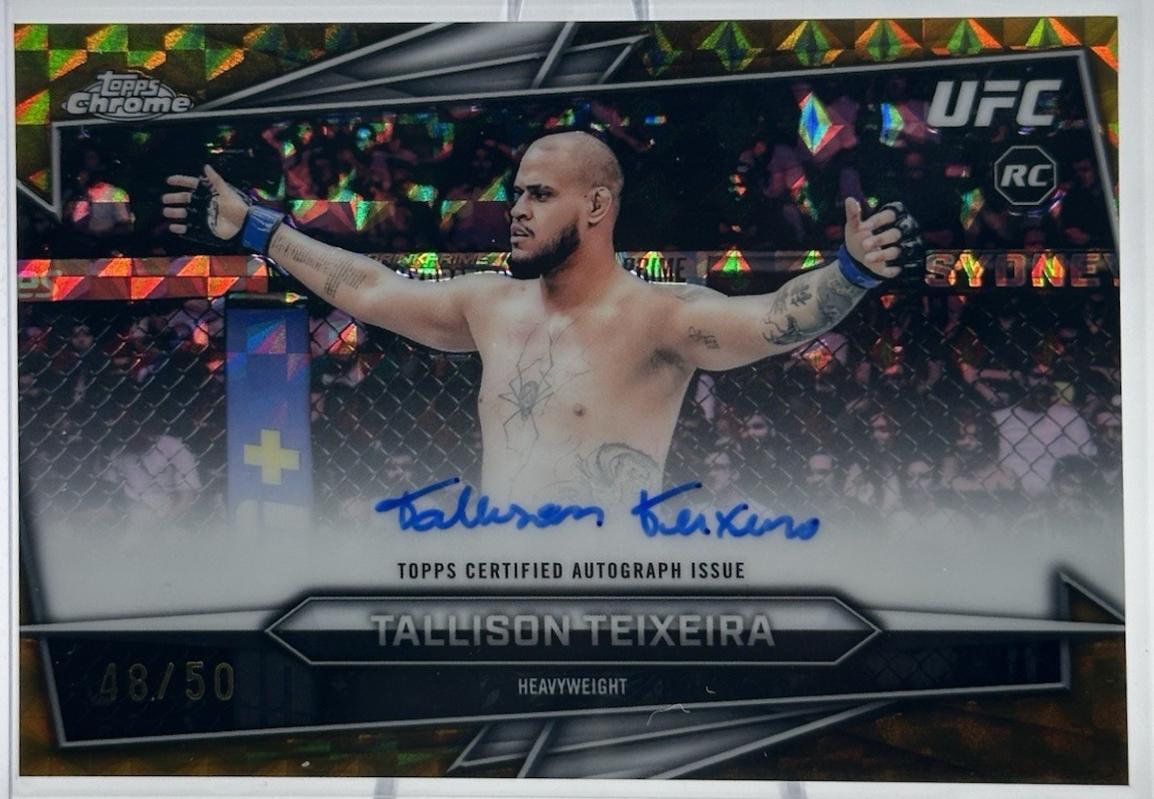 Tallison Teixeira [Gold Geometric Refractor] #BAV-TT