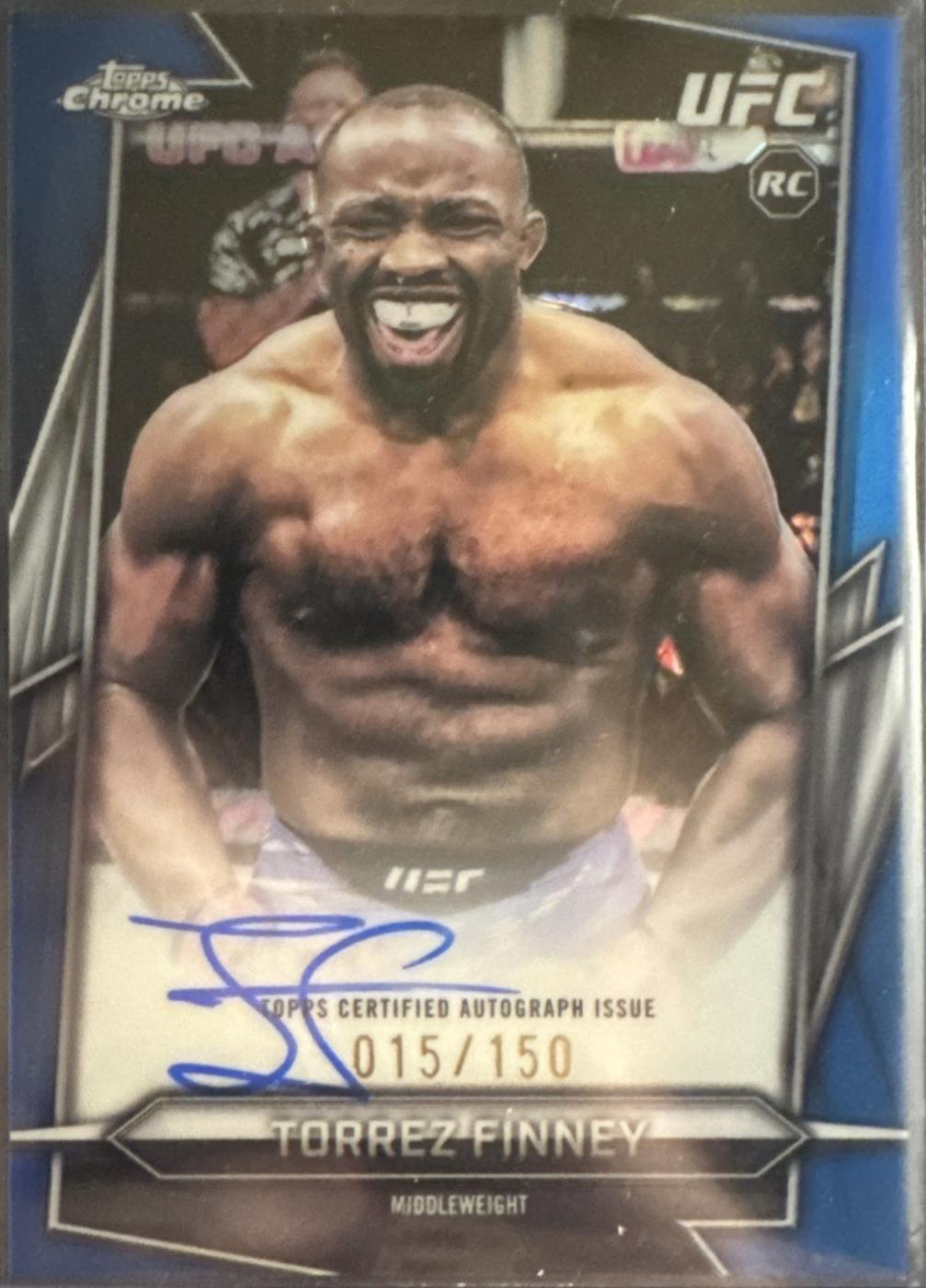 Torrez Finney [Blue Refractor] #BAV-TF
