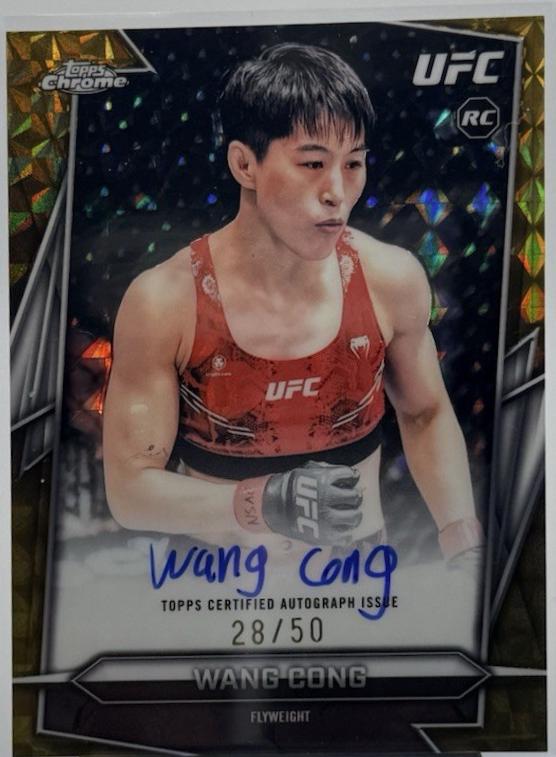 Wang Cong [Gold Geometric Refractor] #BAV-WC