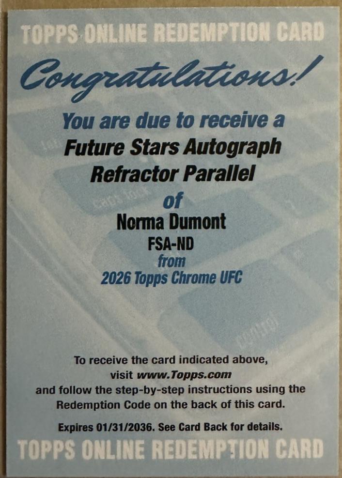 Norma Dumont [Refractor] #FSA-ND
